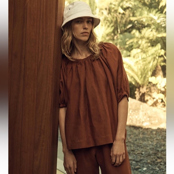 My General Store Gypsy Top + Travel Pants in Rust SET - Picture 2 of 10